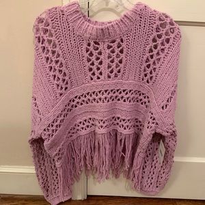 NWT Free People Purple Sweater size small